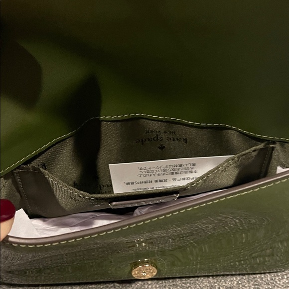 Kate Spade Regan Patent Crossbody Bag. Color is Enchanted. Gold hardware NWT - Picture 6 of 7